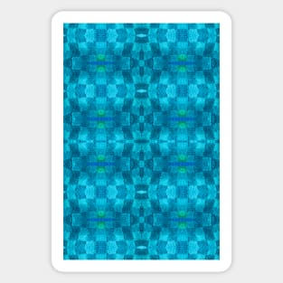 Patchwork Caribbean Waves Sticker